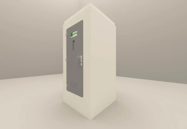 2-GRP portable toilet single western executive both tank view-2 GRP Standard With Both Tank