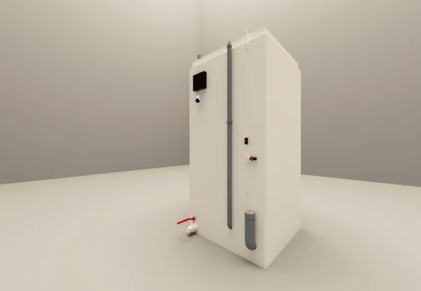 3-GRP portable toilet single western executive both tank view-3 GRP Standard With Both Tank